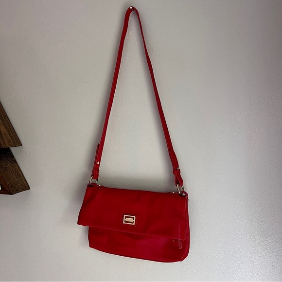 Vintage Liz Claiborne red Purse - Picture 1 of 16
